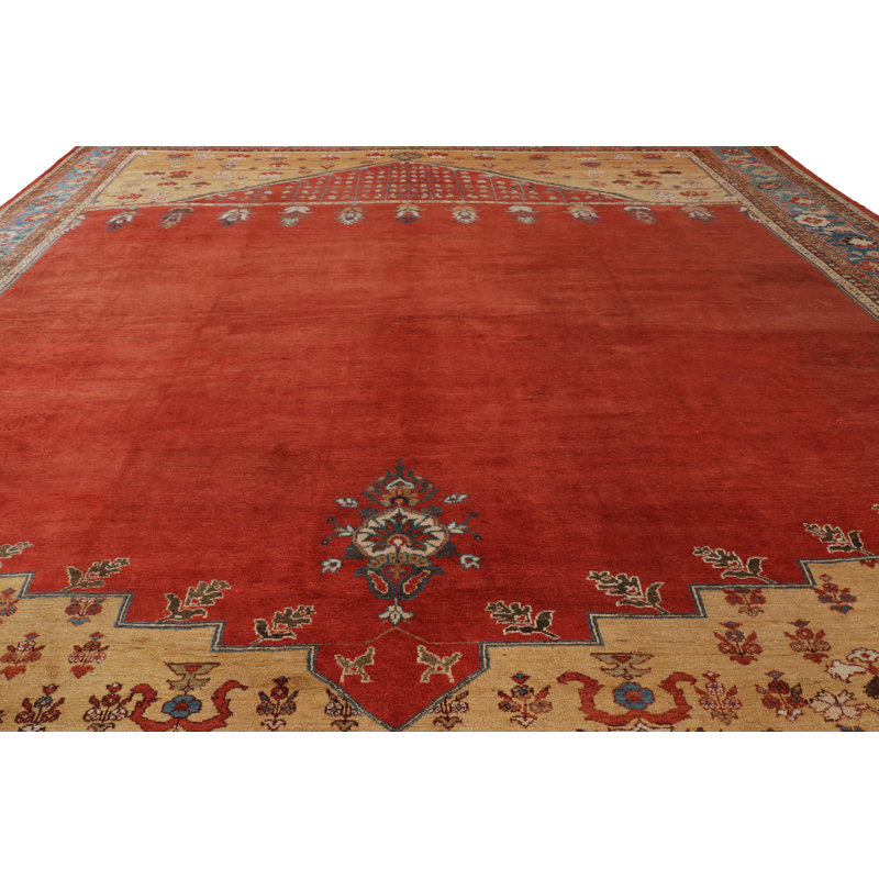 Antique One-of-a-Kind 18’X20’6 Hand Knotted Area Rug