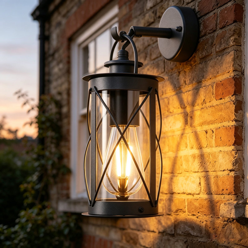 20.5cm H Outdoor Wall Lantern