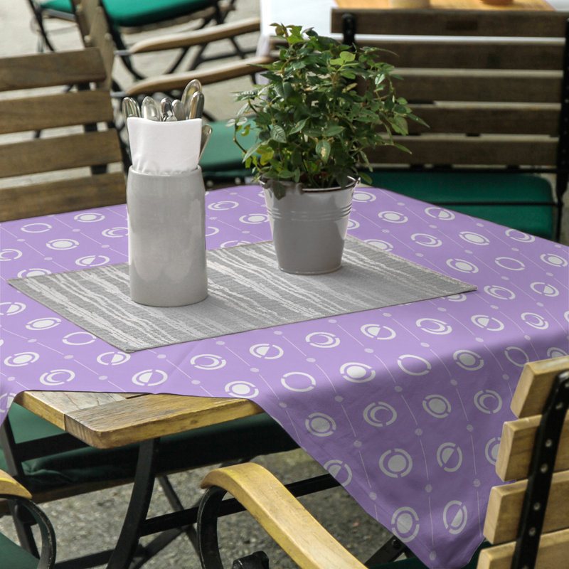 Nappe des phases de lune classiques, Mauve/blanc