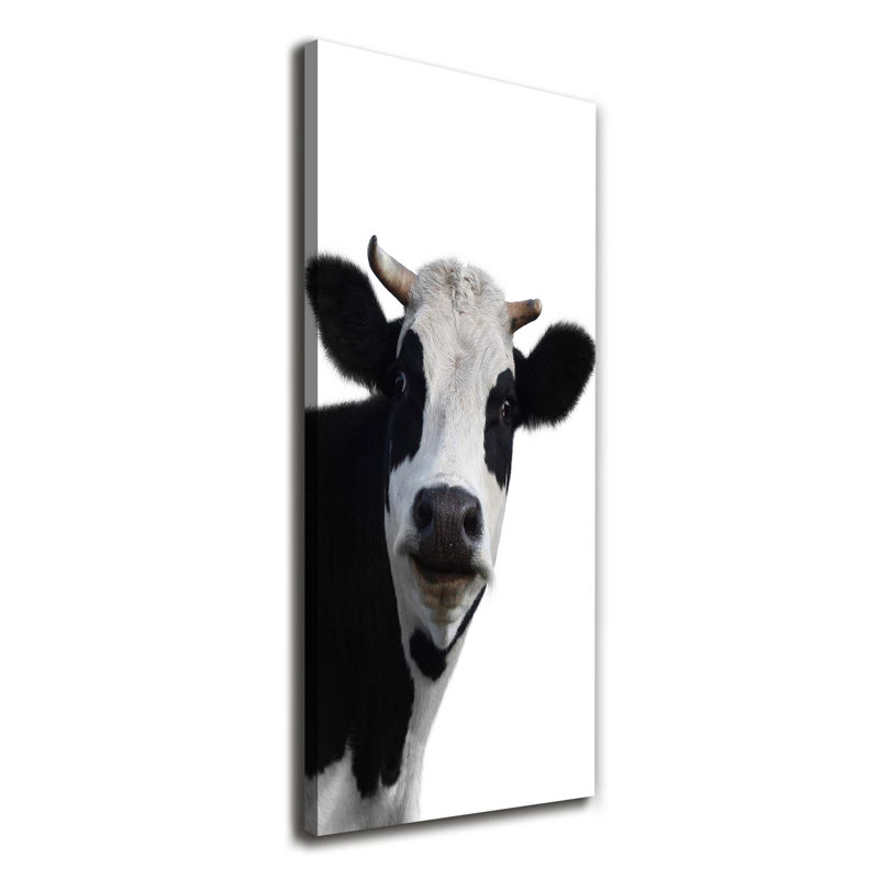 A Bred Cow - Wrapped Canvas Print