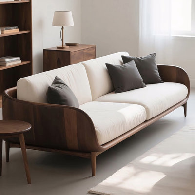 Simple And Casual Fabric Sofa