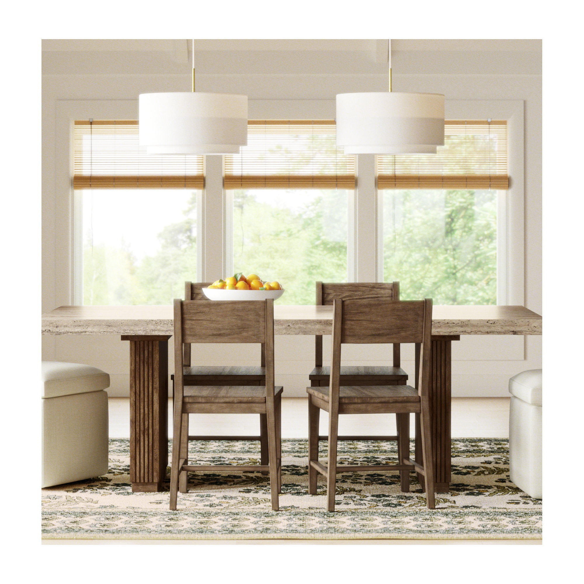 Ollie Solid Wood Dining Chair