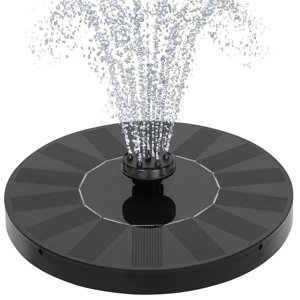 Bobigny Solar Bird Bath Fountain Pump, Upgrade Solar Fountain With 6 Nozzle, Free Standing Solar Powered Water Fountain Pump For Bird Bath, Garden, Pond, Pool, Outdoor