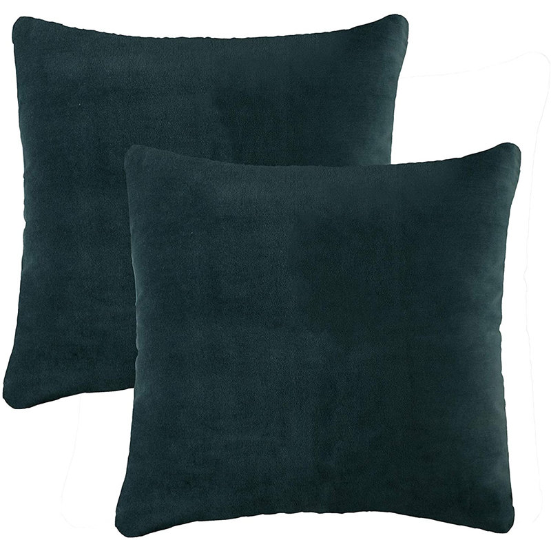 Cotton Pillow Cover, 16" x 16", Teal