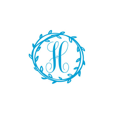 Décalcomanie murale monogramme initial Klar
