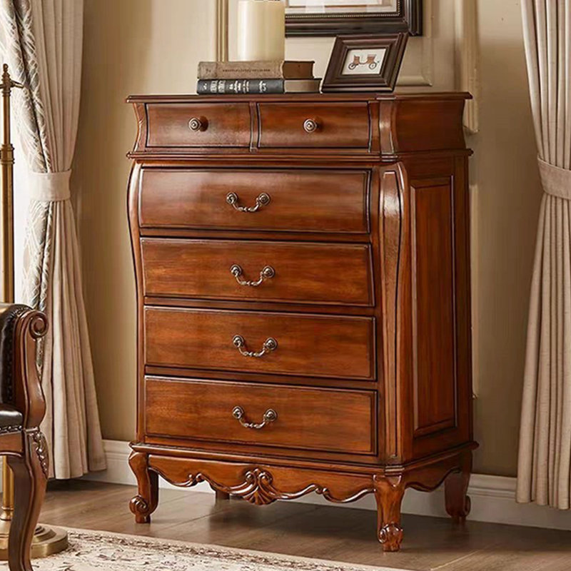 Buffet brun massif et bois manufacturé, Brun