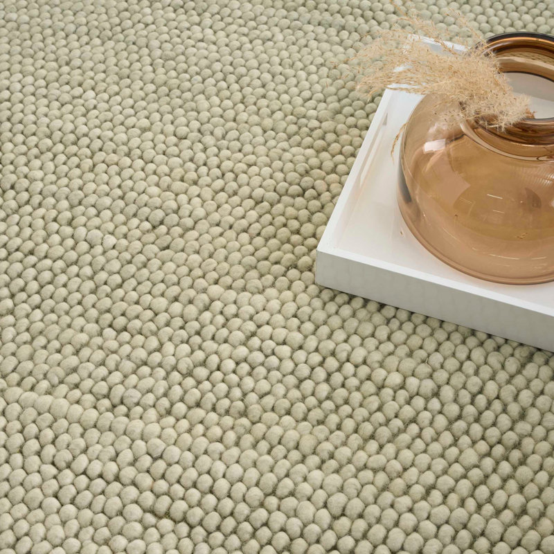 DKNY Pure Knots Ivory Modern Indoor Rug, Rectangle 7'9" x 9'9", Sage