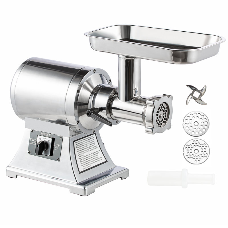 TECSPACE Stainless Steel Electric Meat Grinder