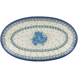 Forget Me Not Stoneware Platter