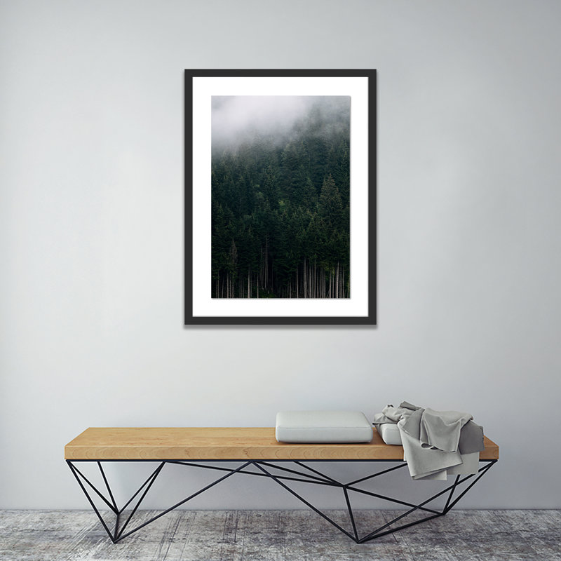 Rolling In 1 Print by Michael Schauer, Black, 72" H x 50" W x 2.5" D