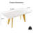 Metal Base Dining Table 
