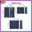 Rideaux de fenêtre colorés et colorés à rayures verticales et obscurcissant - 2 panneaux-686431992-686431993