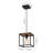 Industrial 1-Light Square Cage Pendant