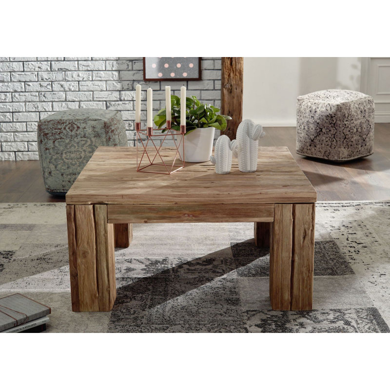 Bassano Solid Wood Four Leg Coffee Table