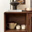 Buffet en bois de noyer massif