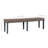 Bench Kitchen Dining Bench Natural Kubu Rattan and Solid Mango Wood-450159957