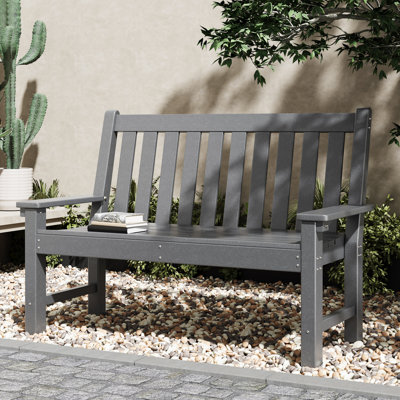 Banc d'extérieur en PEHD Aunye