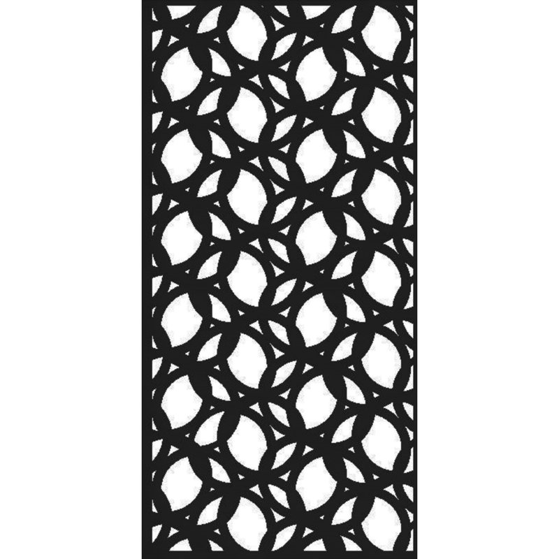 Écran d'intimité décoratif en mailles de chaîne PVC 3 pi x 6 pi