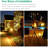 8.3'' Solar Powered Integrated LED Square / Rectangular Lantern
