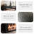 Black Solid Wood TV Cabinet Fireplace-117598215