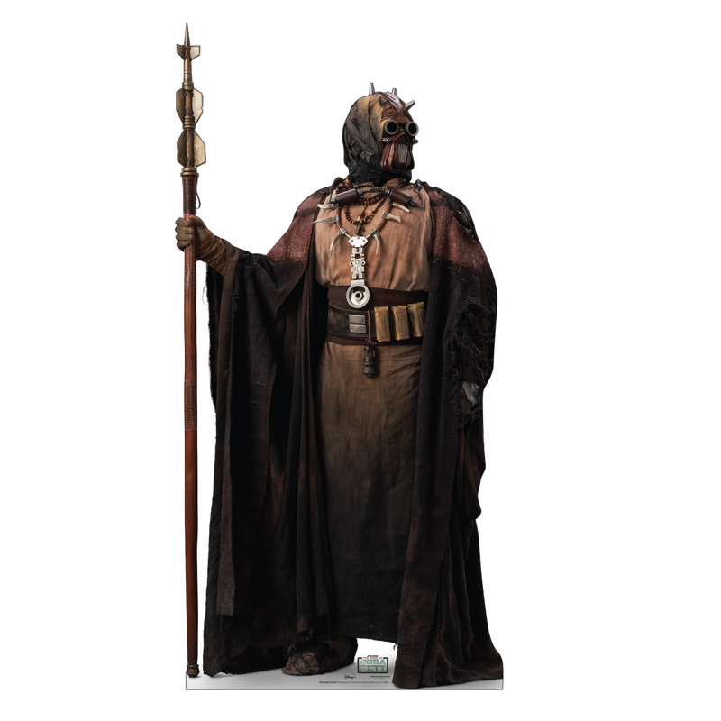 75'' Brown and Black Cardboard Tusken Chieftan Standup