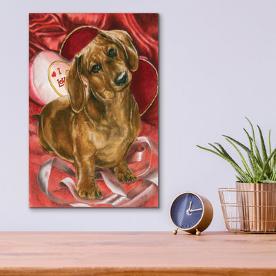 " Dachshund Love " by Barbara Keith