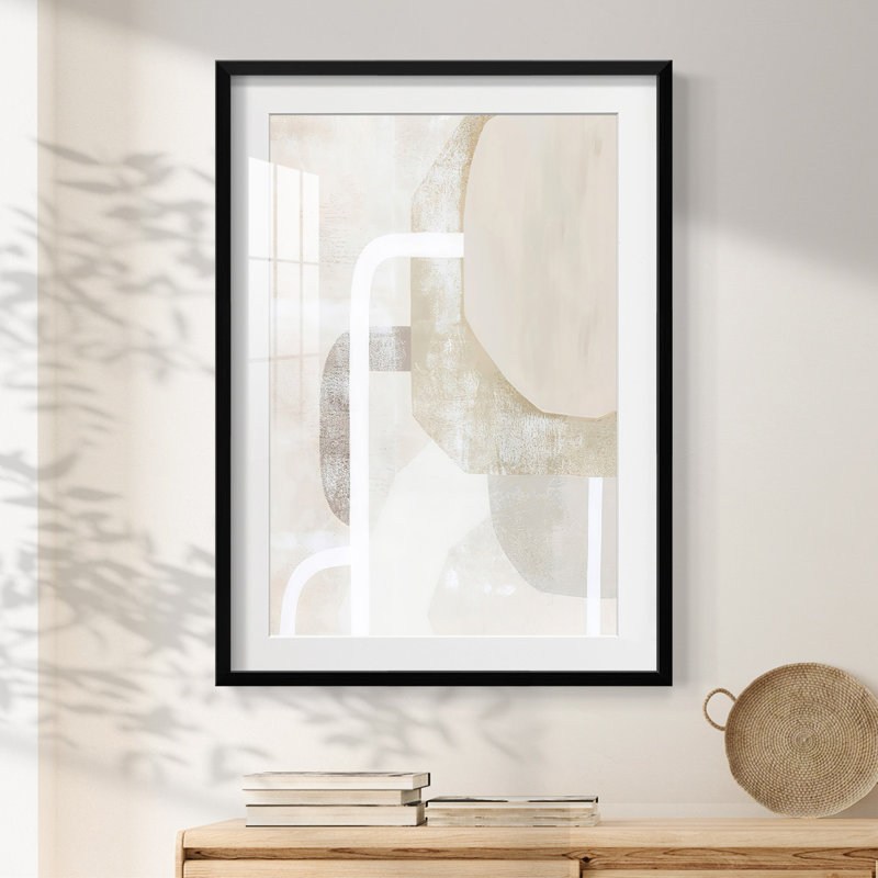 Quiet Affection II -Framed Print, 25.5" H x 17.5" W, Black