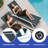 Weatherproof Teslin Reclining Chaise Lounge Chair with Durable Aluminum Frame-618603335