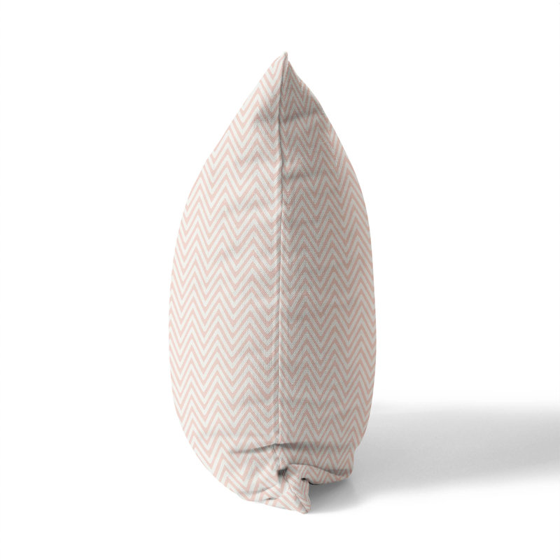 Coussin Chevy, H 18 po x l 18 po, Rose