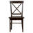 Bellmead Solid Wood Cross Back Side Chair-274613951