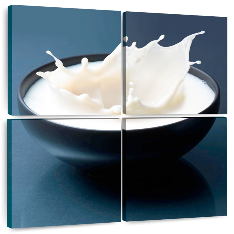 Yarlin Milk Bowl Splash, 50" H x 50" W