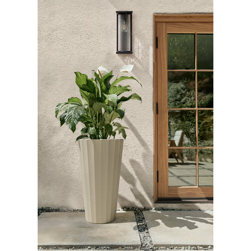 Grand pot à fleurs 26 po Veradek, Sand, Set of 2