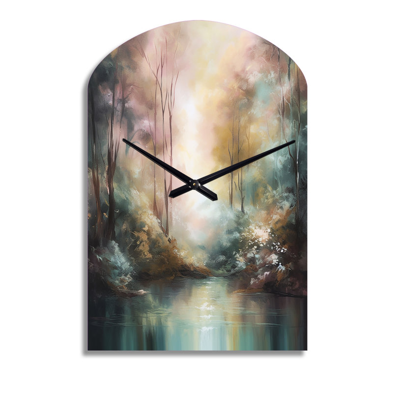 Horloge murale Whimsical Stream, Moyenne