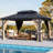 Double Roof With Aluminum Frame Patio Gazebo-110537910
