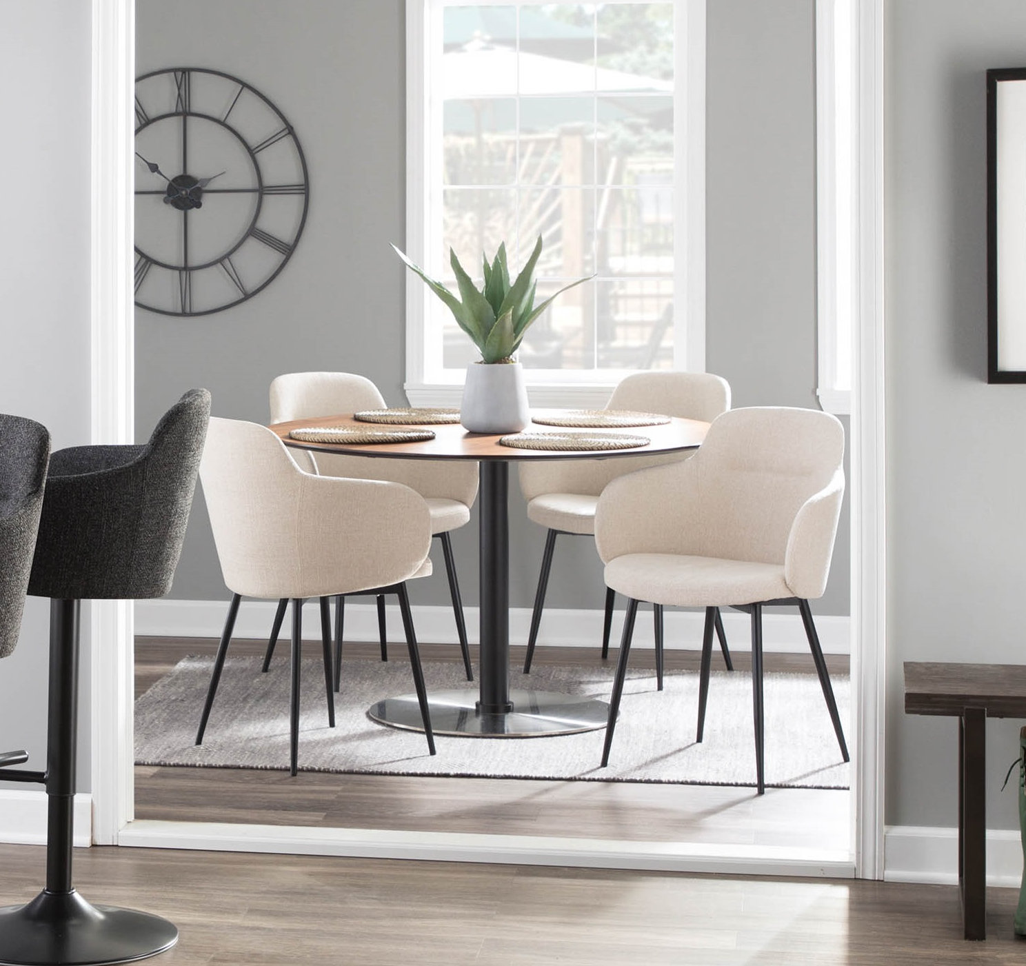 Shofner Dining Armchair, Cream 