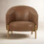 Enfield Barrel Chair Chair with Ottoman-207367861