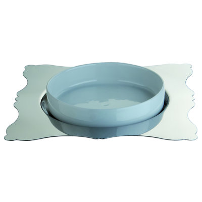 Dolce Vita Lasagna Rectangular Bowl - 12 Pieces - Pewter