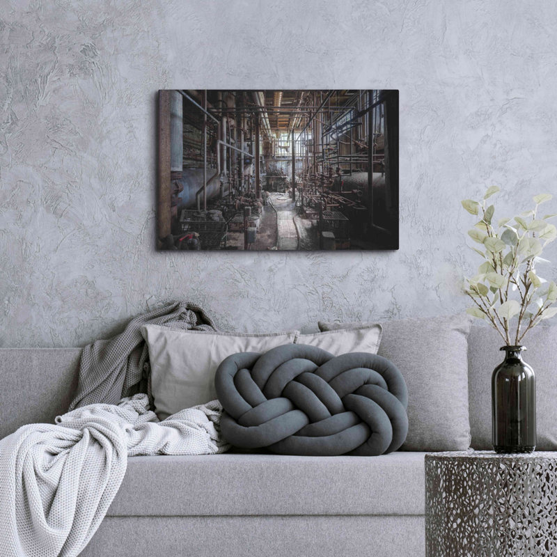 «Darkk Industry» par Roman Robroek, art mural en métal, H 24 po x l 36 po