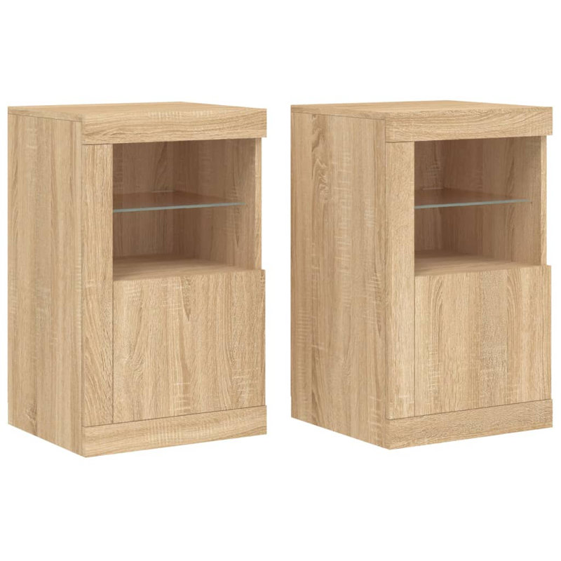 Barlina Iron 1 -Door Accent Cabinet, Sonoma Oak