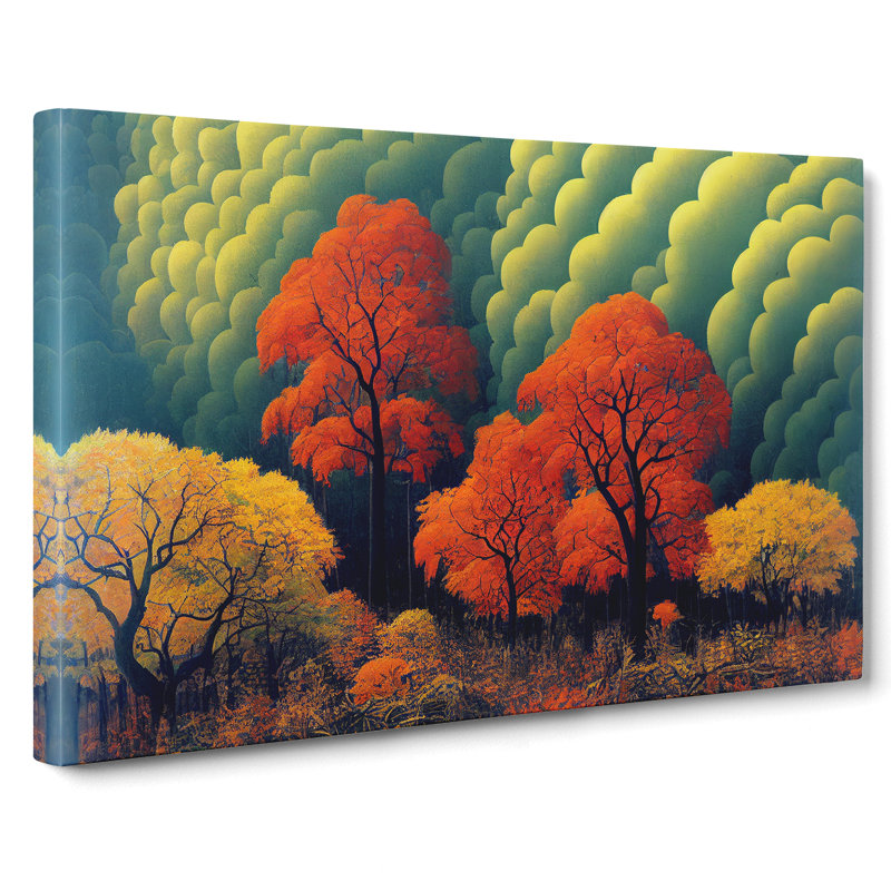 Stupendous Autumn Forest - Wrapped Canvas