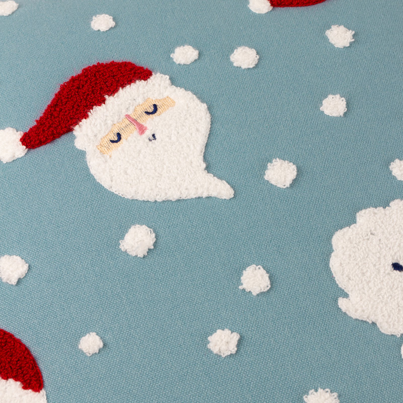 Santas Multi Square Throw Pillow Cover