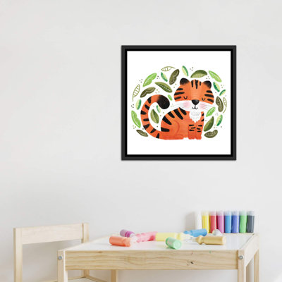 Safari Cuties Tiger - impression d'art graphique