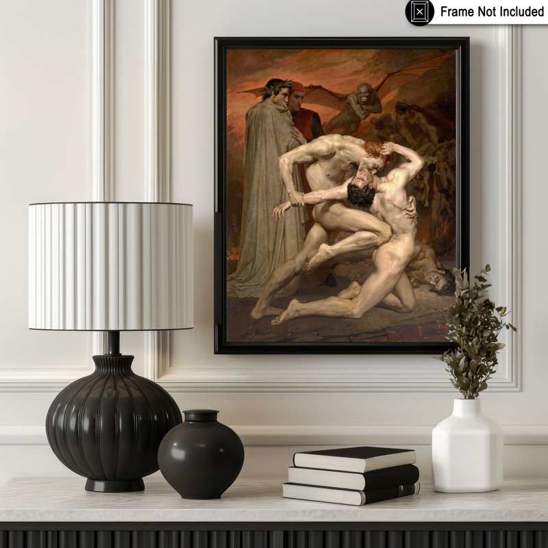 Dante et Virgile en enfer, Unframed, Poster, 11"H x 14"W