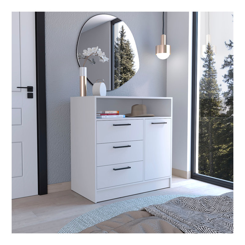 Commode Omaha, Blanc