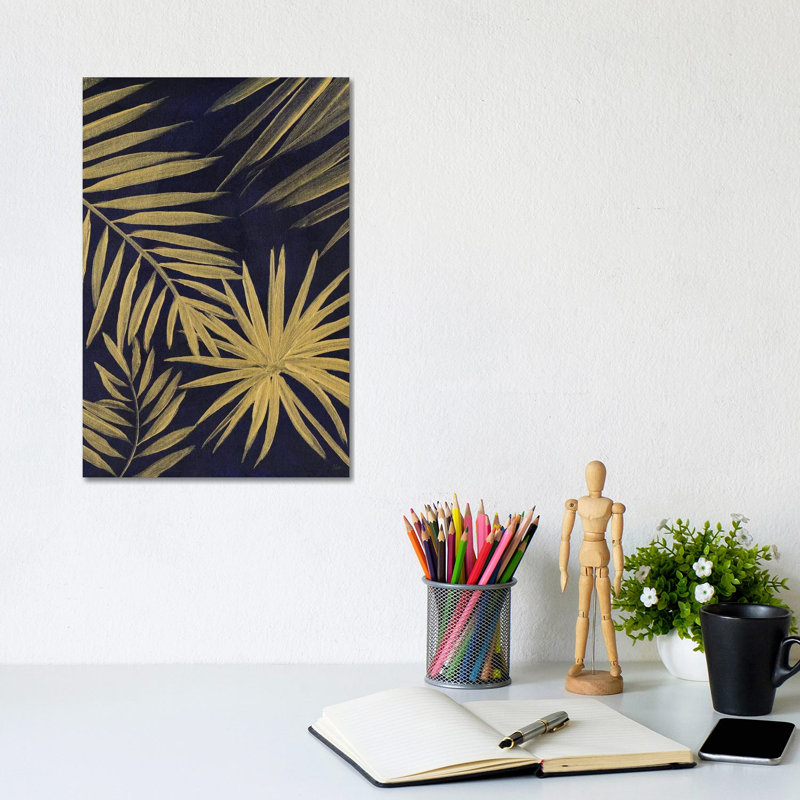 Tropical Gold By Nan - Wrapped Canvas Painting by Nan - Wrapped Canvas Painting, 30.48cm H x 20.32cm W x 1.91cm D