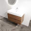 Meuble-lavabo simple 35,4 po avec plateau en résine Bisleidy-1589816711