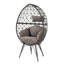 Chaise de patio avec coussin rembourré