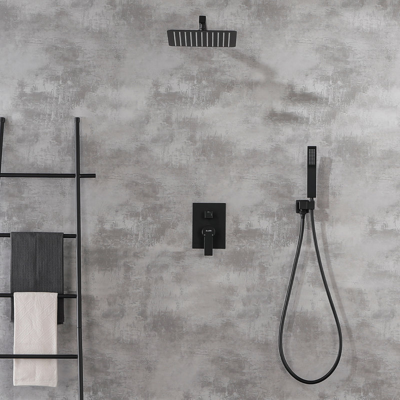 All-In-One Kit with Rough in-Valve, Black