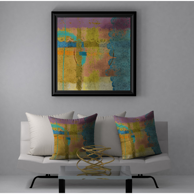 O.K. Housse et insert de coussin carré Accord, 24" X 24"