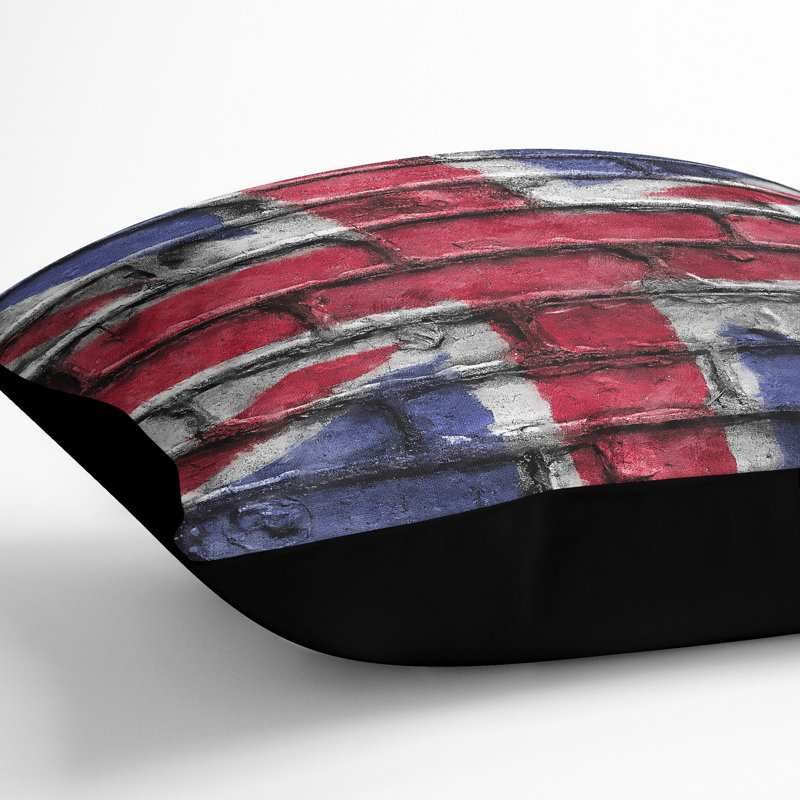 Square Throw Cushion, 55cm H x 55cm W x 20cm D, Black